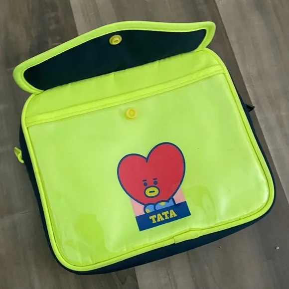 BTS Official BT21 Tata Neon Bag - Picture 4 of 8